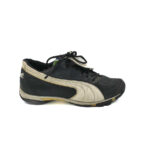 Adidasi barbati Puma 47 piele , imitatie de piele , alb negru