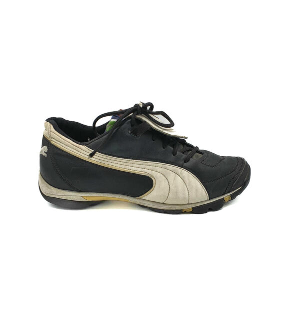 Adidasi barbati Puma 47 piele , imitatie de piele , alb negru - imagine 1