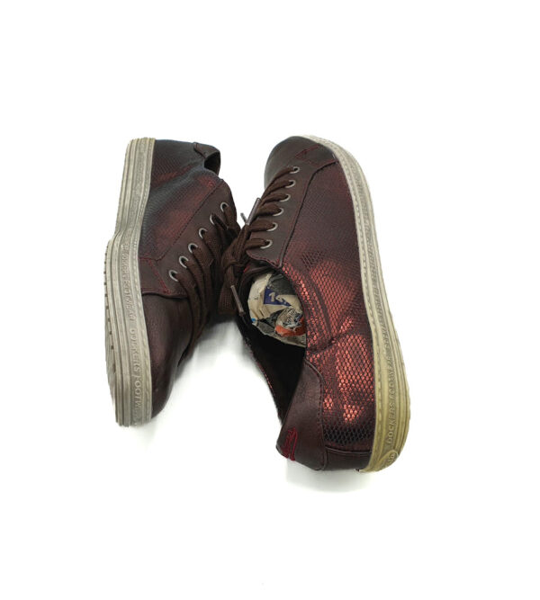 Adidasi dama Dockers 39 imitatie de piele , maro negru - imagine 4