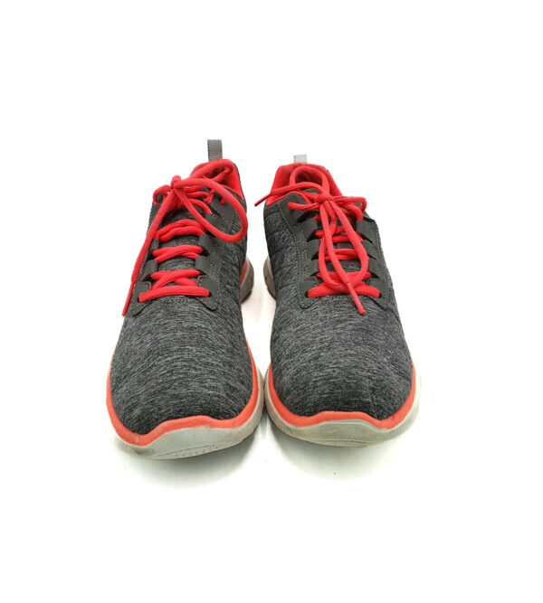 Adidasi dama Skechers 39 material textil , gri - imagine 3