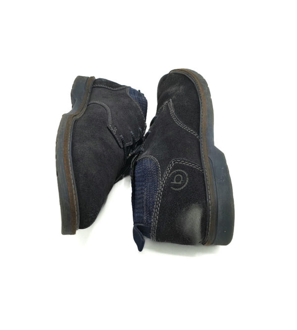 Ghete barbati Bugatti 44 piele intoarsa , negru - imagine 4