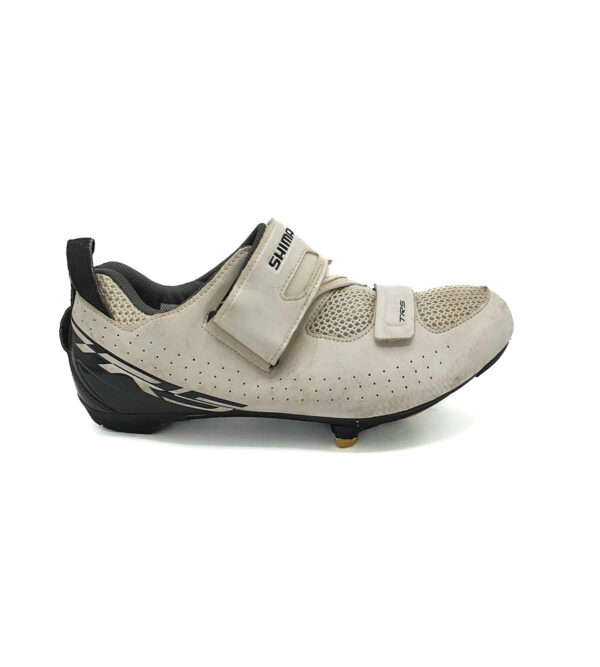 Adidasi barbati Shimano 45 imitatie de piele , material textil , crem (ciclism) - imagine 1