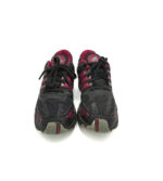 Adidasi dama 36 imitatie de piele , material textil, negru roz - imagine 3