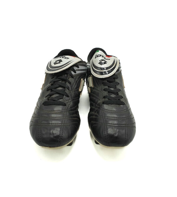 Adidasi barbati Lotto 45 imitatie de piele, negru alb - imagine 3