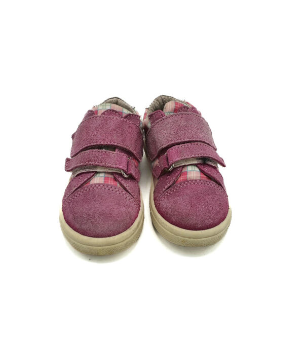 Tenisi copii 21 material textil , piele intoarsa , roz - imagine 3