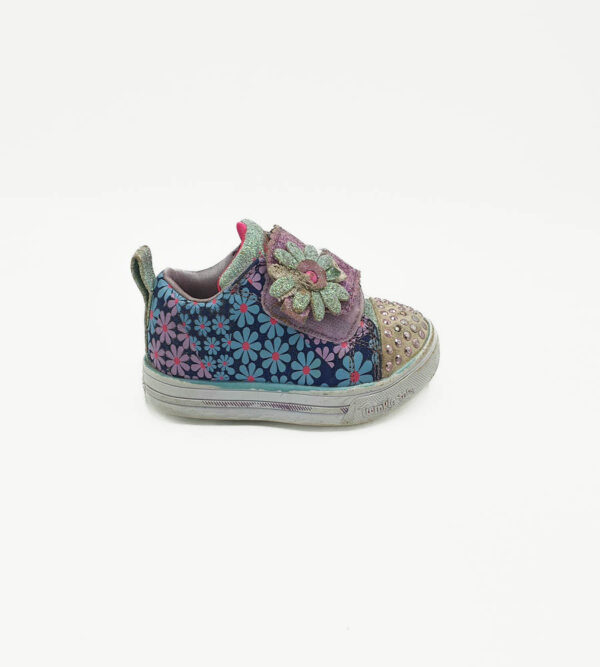 Adidasi copii Skechers 21  , material textil , albastru roz - imagine 1