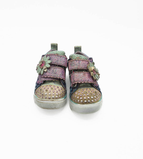 Adidasi copii Skechers 21  , material textil , albastru roz - imagine 5