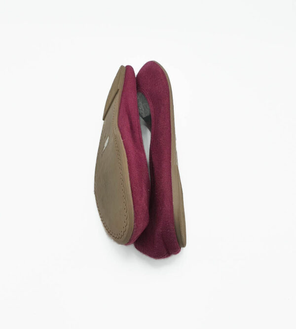 Balerini dama George 41 , material textil , mov - imagine 4
