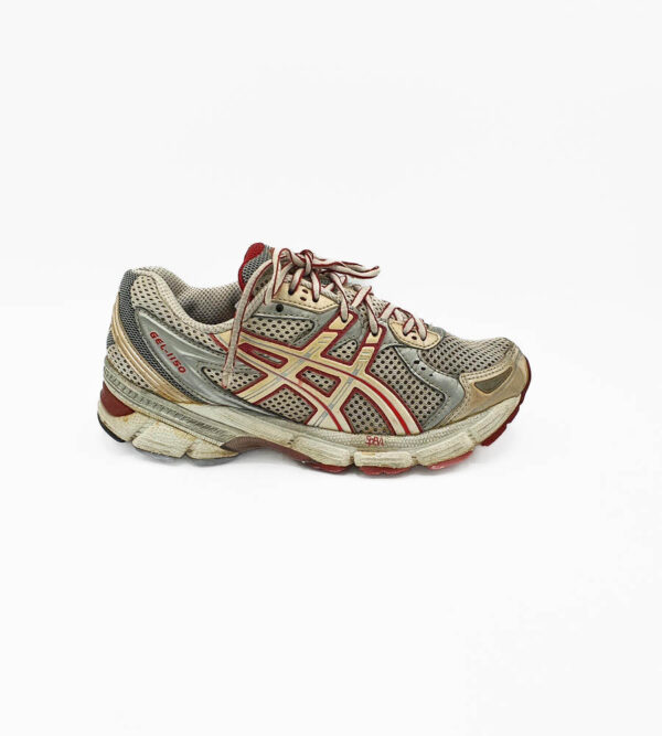 Adidasi dama Asics 39 , material textil  , alb gri - imagine 1