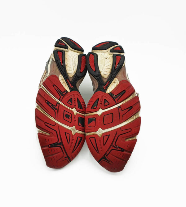Adidasi dama Asics 39 , material textil  , alb gri - imagine 3