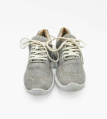 Adidasi dama 40 , material textil , alb gri - imagine 5