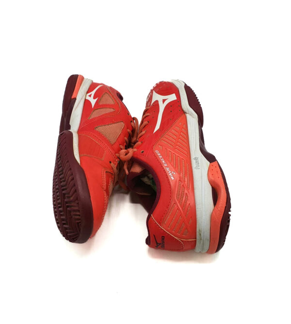 Adidasi dama Mizuno 39 imitatie de piele , rosu - imagine 4