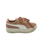 Adidasi dama Puma 38 piele intoarsa , crem