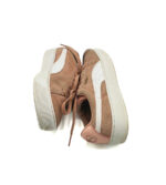 Adidasi dama Puma 38 piele intoarsa , crem - imagine 4