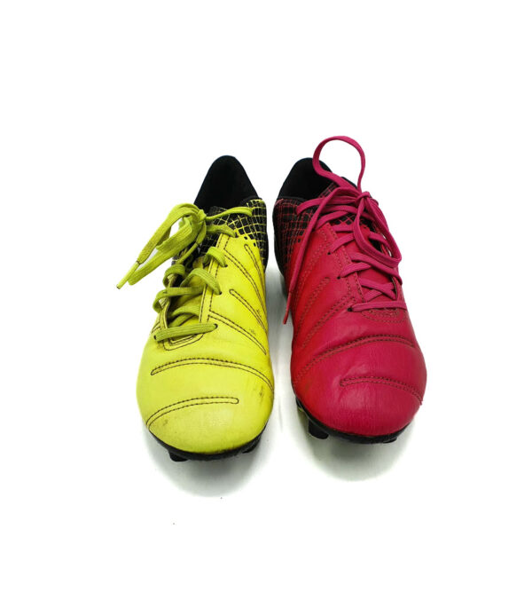 Adidasi copii Puma 38 imitatie de piele , negru galben - imagine 3