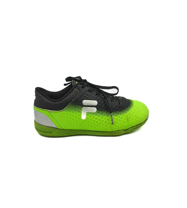 Adidasi copii Fila  37 imitatie de piele ,  negru verde - imagine 1