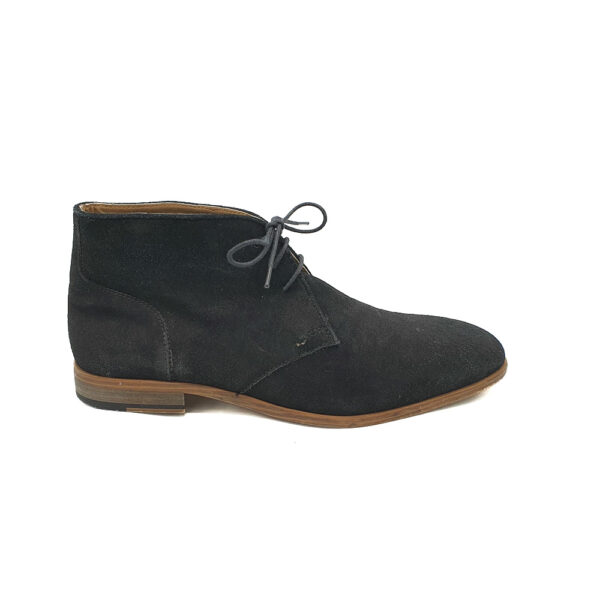 Ghete barbati TopMan  45 piele intoarsa , negru - imagine 1