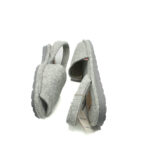 Sandale dama Oysho 36 material textil , bej - imagine 4