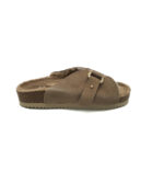 Papuci de casa Oysho material textil , piele, bej