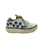 Adidasi dama 41 piele , alb albastru