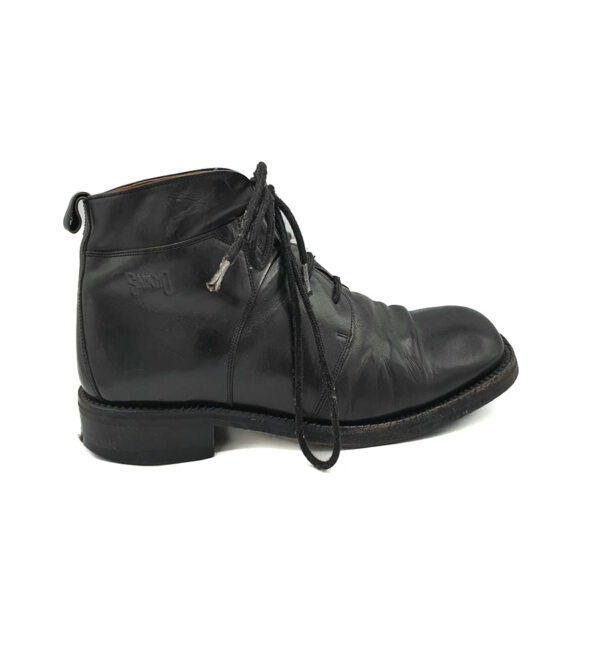 Ghete barbati Sancho 46 piele , negru - imagine 1