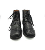 Ghete barbati Sancho 46 piele , negru - imagine 3