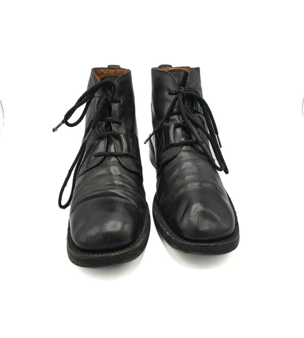 Ghete barbati Sancho 46 piele , negru - imagine 3