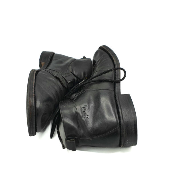 Ghete barbati Sancho 46 piele , negru - imagine 4