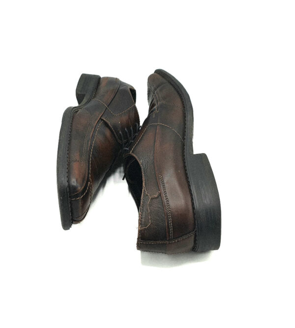 Pantofi barbati Class  Man 43 piele , maro negru - imagine 4