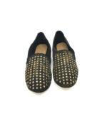 Balerini dama Zara 41 material textil , negru verde - imagine 3