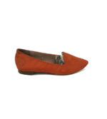 Balerini dama Johanna 39 material textil , portocaliu
