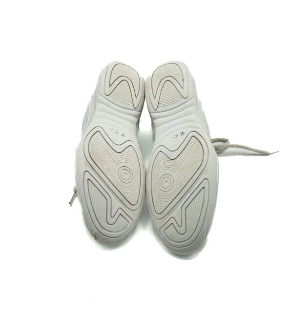 Adidasi copii 34 material textil , imitatie de piele , alb - imagine 5