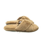 Papuci de casa Oysho material textil , crem