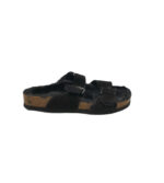 Saboti dama Pull&Bear material textil , imitatie de piele , negru