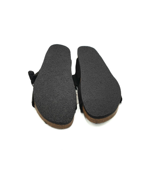 Saboti dama  Pull&Bear  material textil , imitatie de piele  , negru - imagine 5