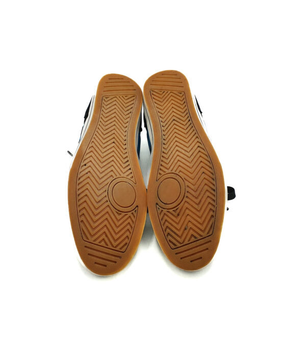 Tenisi barbati Vty 40 imitatie de piele , negru albastru - imagine 5