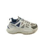 Adidasi dama 40 imitatie de piele , material textil , alb gri