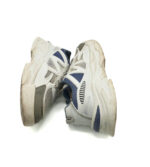 Adidasi dama 40 imitatie de piele , material textil , alb gri - imagine 4