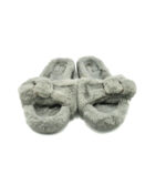 Papuci de casa Oysho material textil , gri - imagine 3