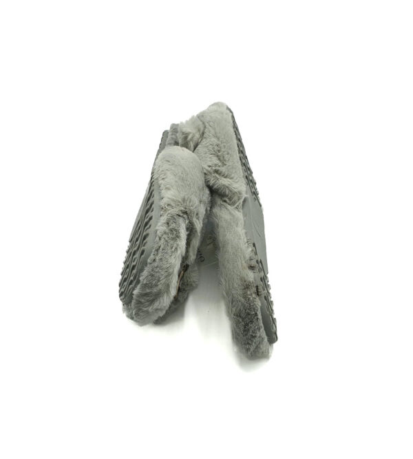 Papuci de casa Oysho  material textil , gri - imagine 4