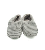Papuci de casa Oysho material textil , gri - imagine 3