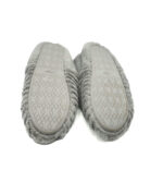 Papuci de casa Oysho material textil , gri - imagine 5
