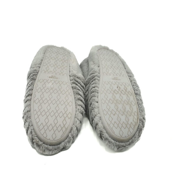 Papuci de casa Oysho  material textil , gri - imagine 5