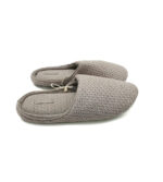 Papuci de casa Oysho material textil , gri