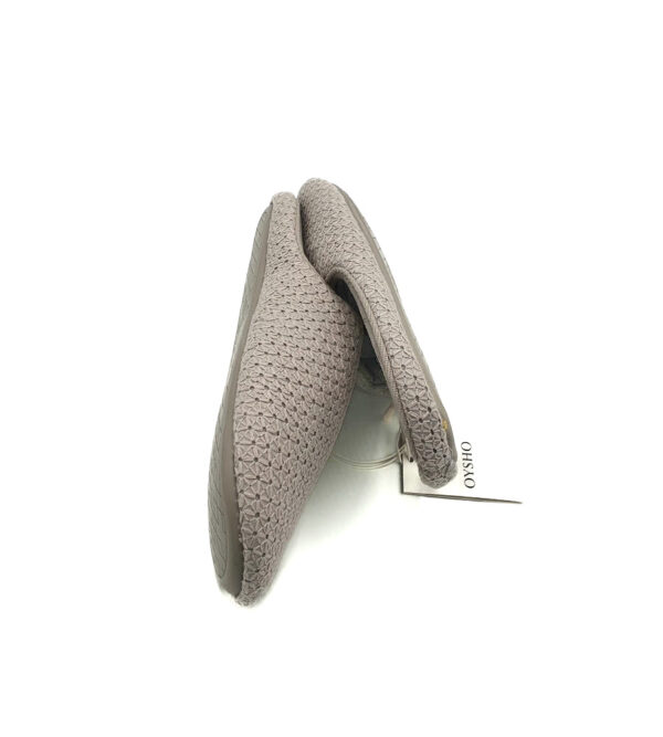 Papuci de casa Oysho  material textil , gri - imagine 4