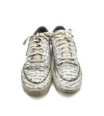 Adidasi barbati Reebok 45 imitatie de piele , alb gri - imagine 3