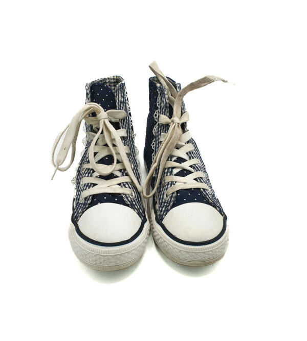 Tenisi dama Esmara 37 material textil , albastru alb - imagine 3