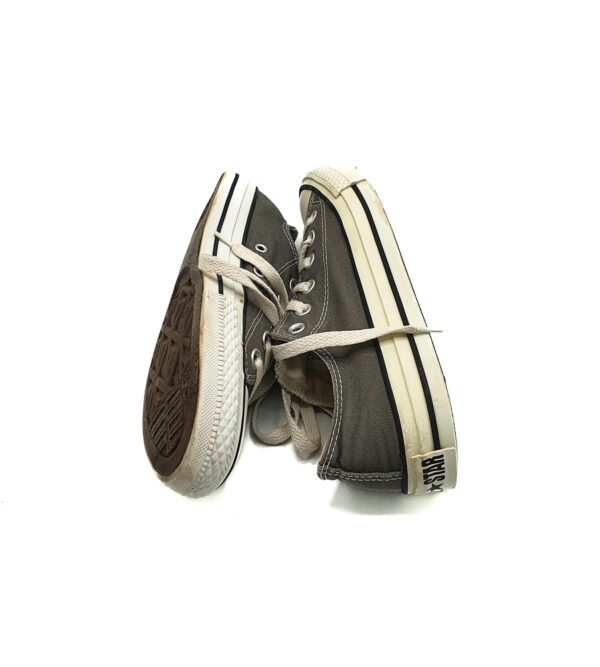Tenisi dama Converse  37.5 material textil , gri - imagine 4