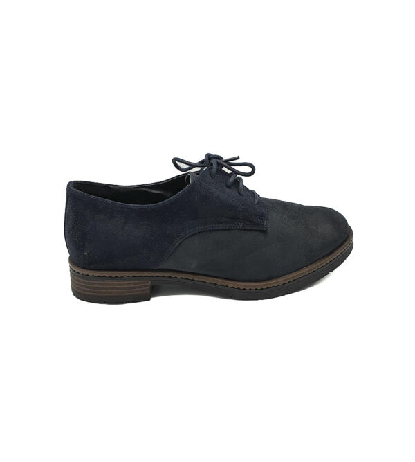 Pantofi barbati Graceland 41 imitatie de piele , negru albastru - imagine 1
