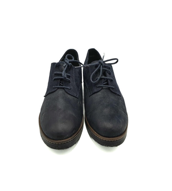 Pantofi barbati Graceland 41 imitatie de piele , negru albastru - imagine 3